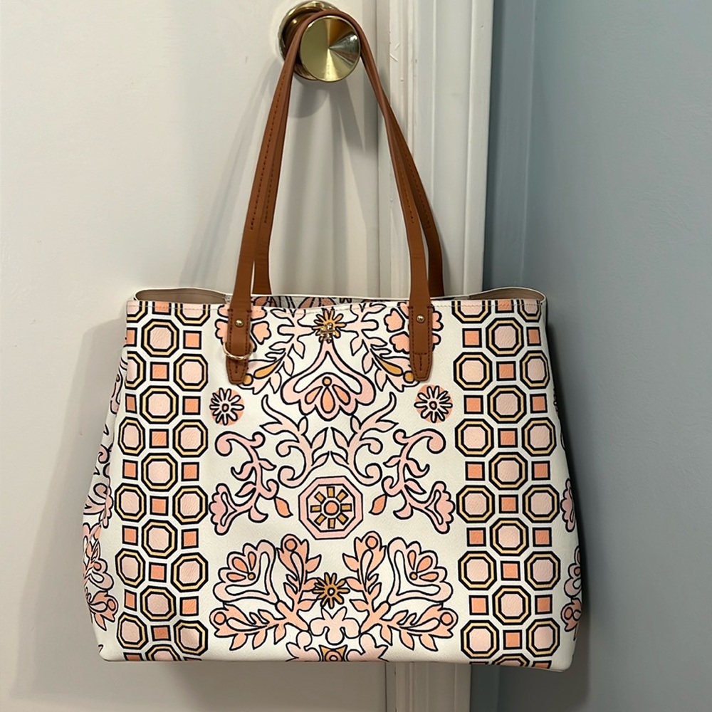 Tory Burch Hicks Garden Party Large Tote